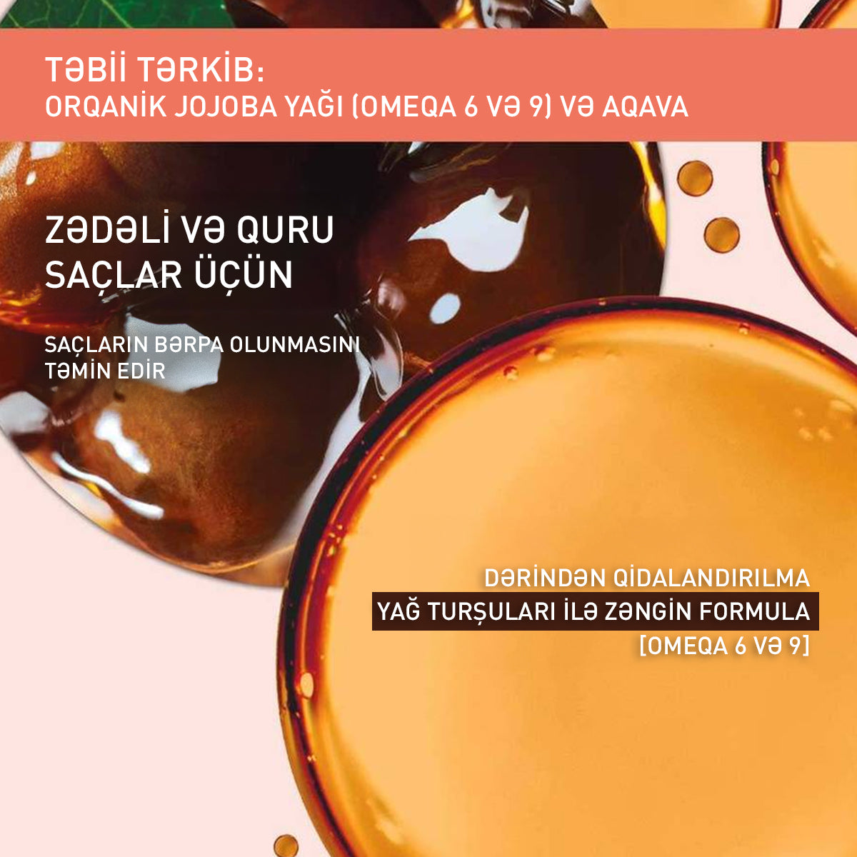 Quru və zədəli saçlar üçün bərpaedici kondisioner, 200 ml