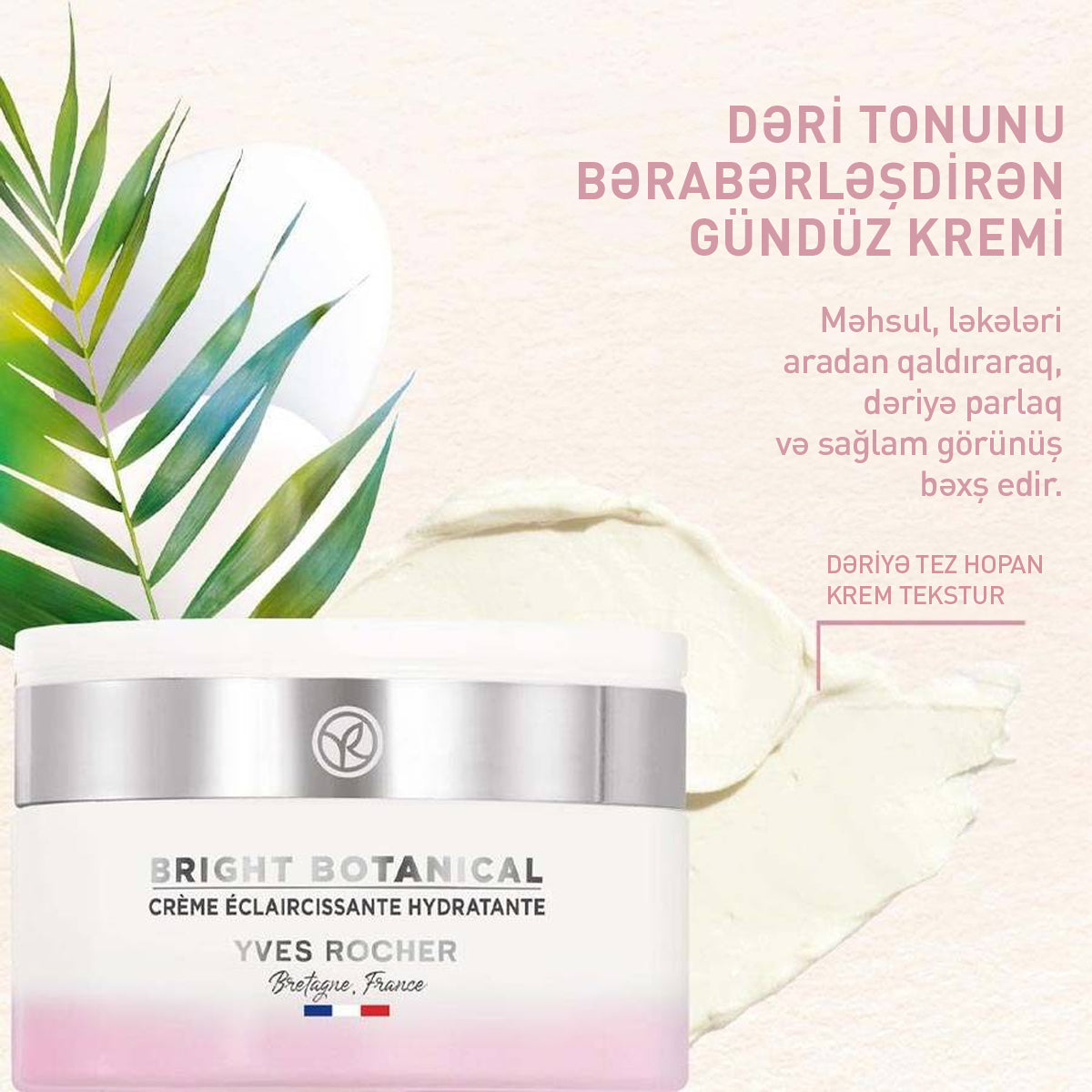 Dəri rənginin açılması üçün nəmləndirici krem, 50 ml