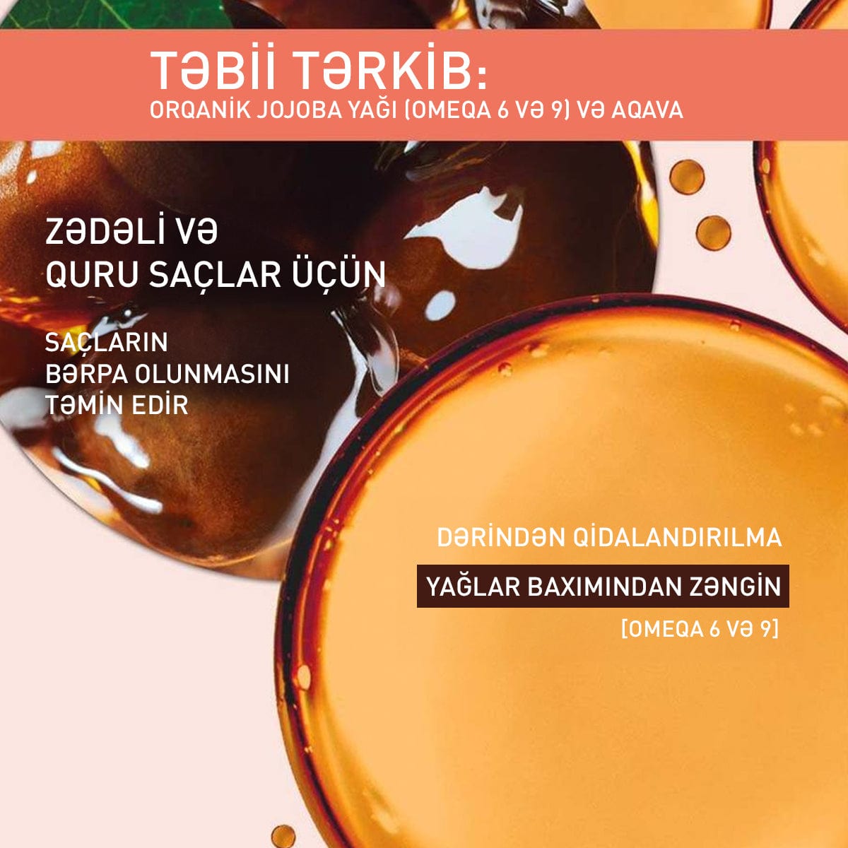 Zədəli saçlar üçün bərpaedici maska, 200 ml