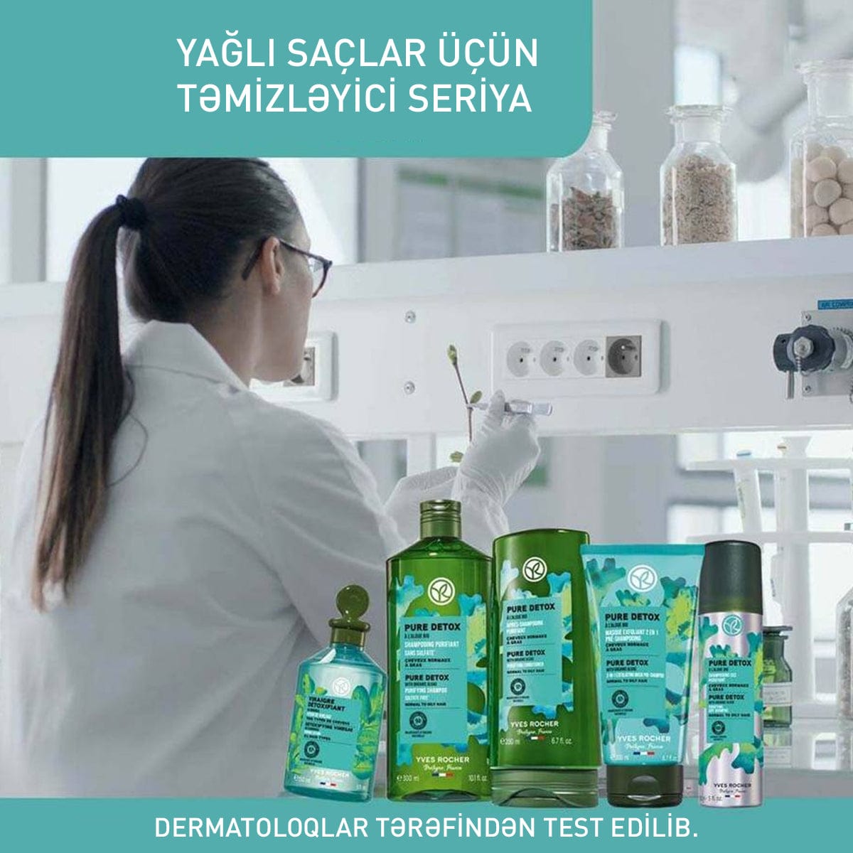 Normal və yağlı saçlar üçün detoks-kondisioner, 200 ml