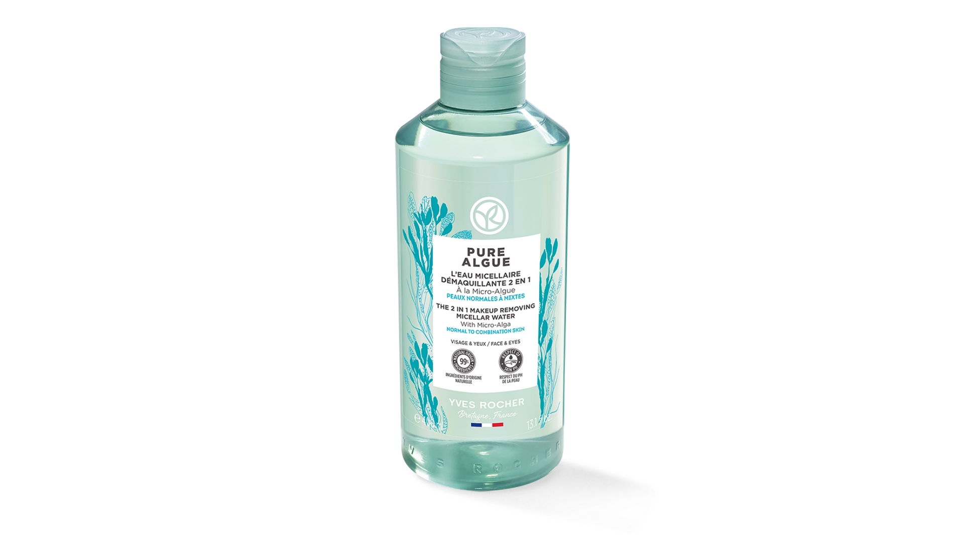 The 2 in 1 Makeup Removing Micellar Water Pure Algue - 400ml