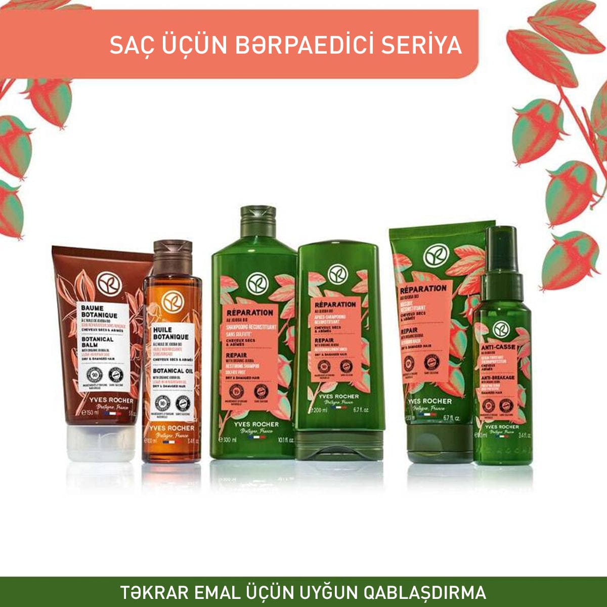 HAIRCARE BOTANICAL SOLUTIONS QURU VƏ ZƏDƏLƏNMİŞ SAÇLAR ÜÇÜN JOJOBA YAĞI TƏRKİBLİ BALZAM 150ML