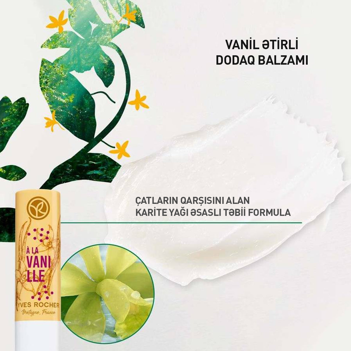 Vanil ətirli dodaq balzamı, 4.8 qr