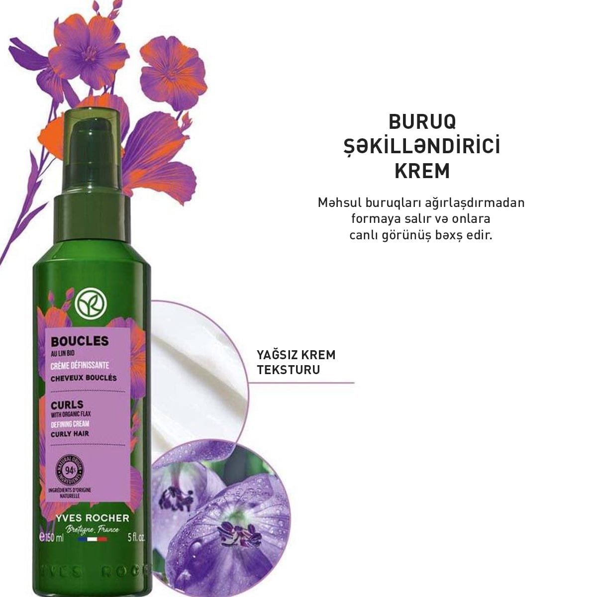 Buruq şəkilləndirici krem, 150 ml