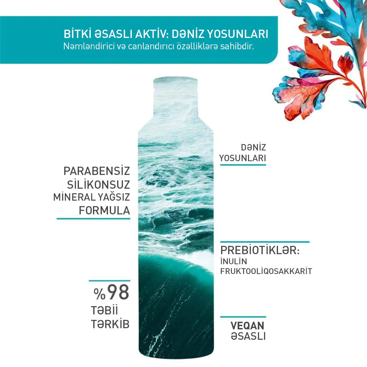 Makiyaj təmizləyici miselyar su, 200 ml