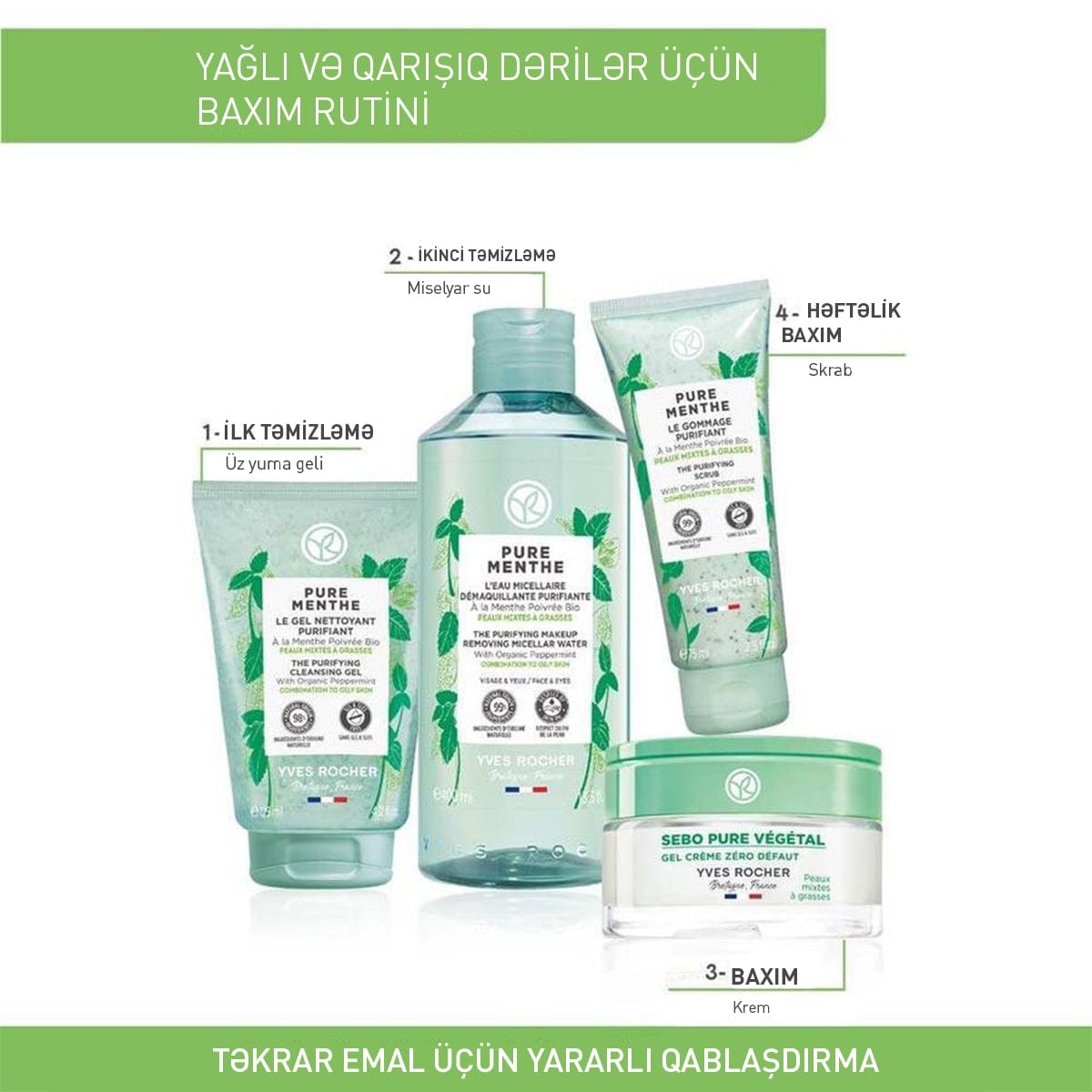 Qarışıq və yağlı dəri üçün skrab, 75 ml