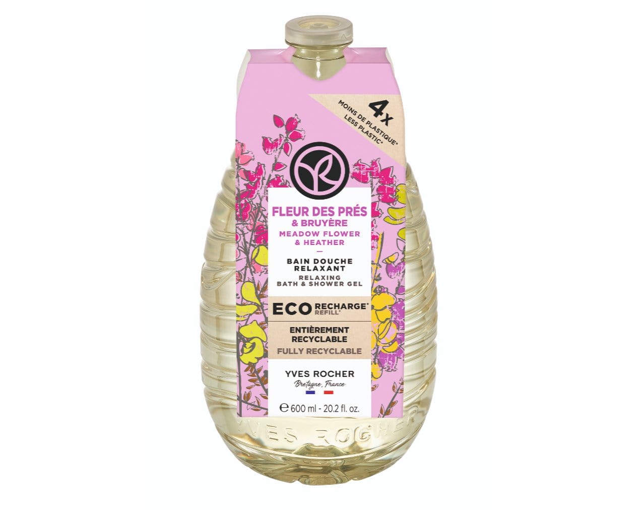 Bain douche fleur des pres & bruyre eco - recharge 600ml - Yves Rocher Azerbaijan