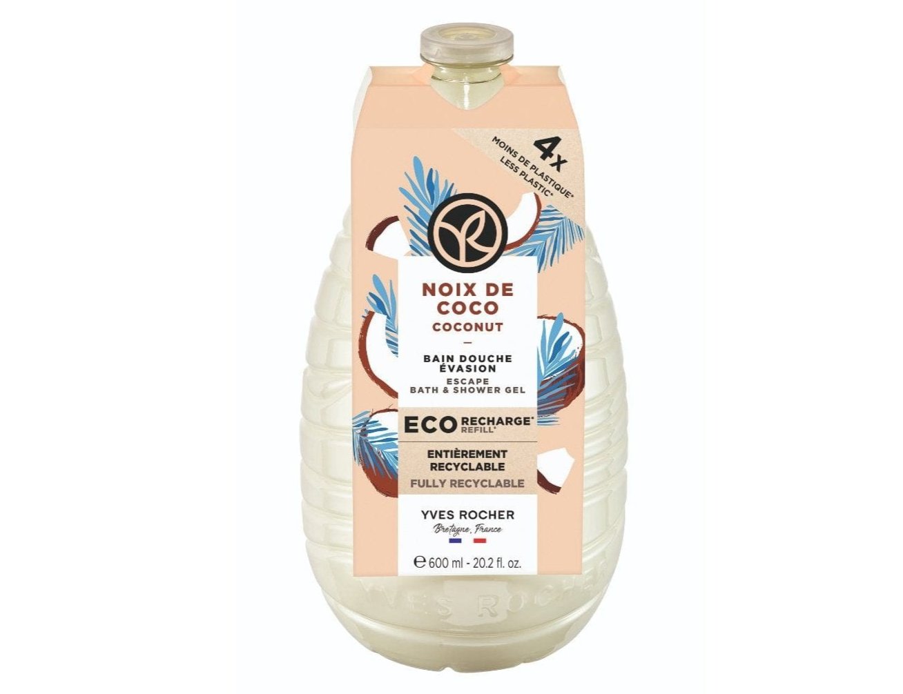 Bain douche noix de coco eco - recharge 600ml - Yves Rocher Azerbaijan