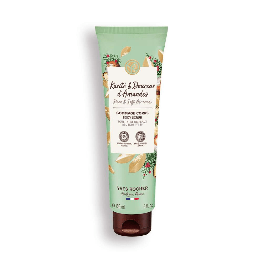 COLLECTION NOEL 4 SHEA & SOFT ALMONDS BODY SCRUB TUBE 150ML