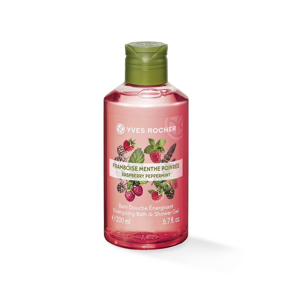 The pleasure of a gentle shower gel with energizing benefits,
